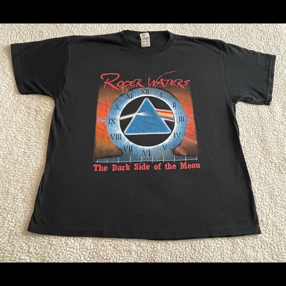 Roger Waters 2007 Tour T-Shirt Dark Side of The Moon - Pink Floyd Mens XL RARE